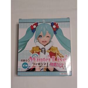 Hatsune Miku Figure Winter Live Taito 19cm from Japan Vocaloid